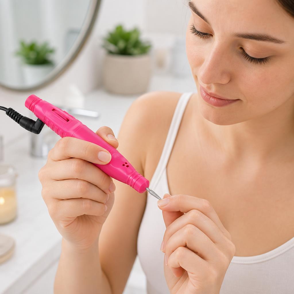 Using the LULAA nail drill at home